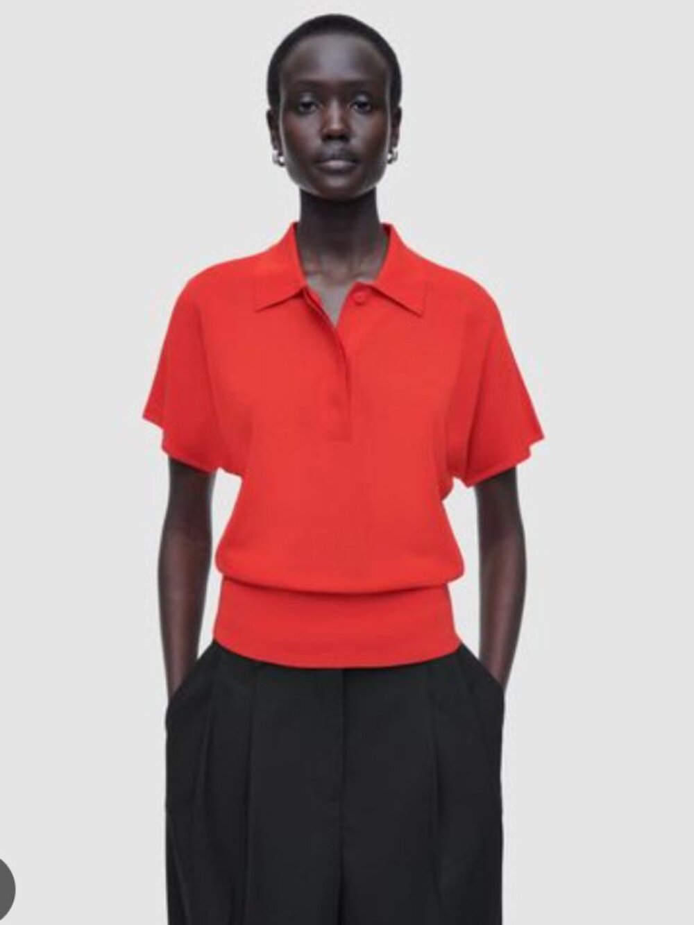 COS red polo shirt in size S - excellent condition